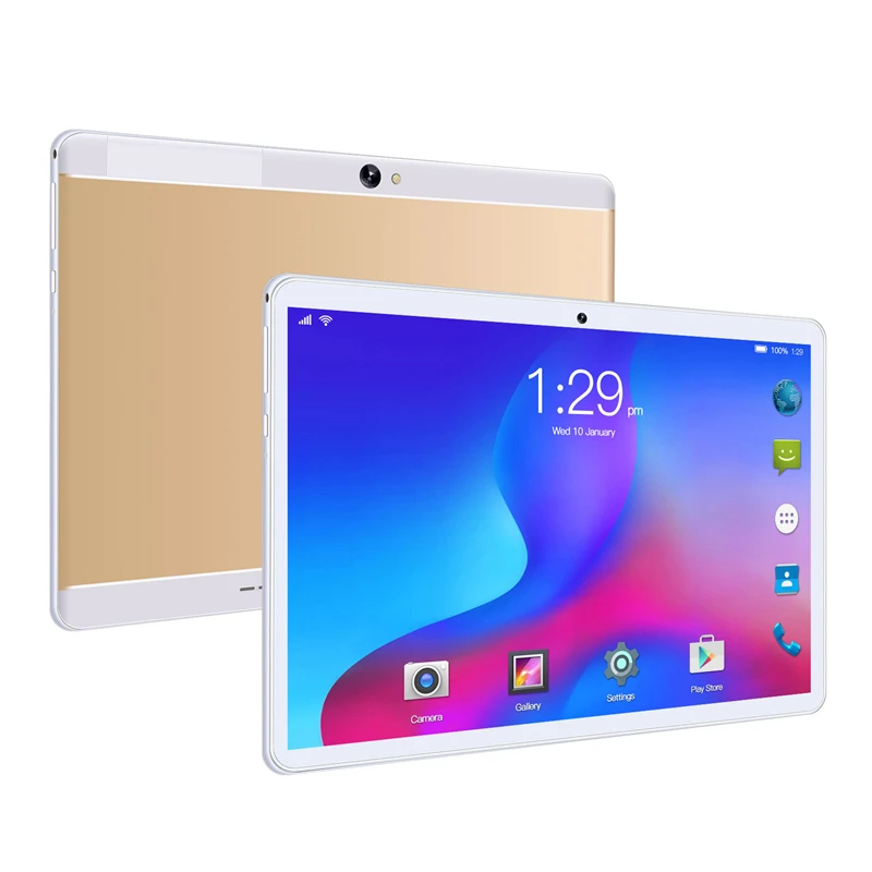 10.1 Inch Android 7.0 Tablet Pc 2Gb Ram + 32Gb Rom A7 Gift Flip Cas 4G Telefoongesprek Mtk6735 Cpu 1920X1200 Ips Scherm Dual Camera