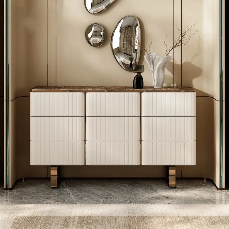 

Bedroom bed storage cabinet, chest cabinet, solid wood porch cabinet, large flat dining side cabinet