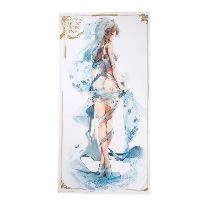 Game Official Girls Frontline Suomi KP-31 Wedding Bath Towel Anime Cartoon Absorbent Towel Cute Cosplay Gift