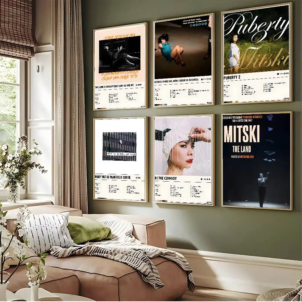 

American Singer M-mitski Poster Artistic Design Premium Wall Decor For Bedroom Living Room Home Aesthetic Gift