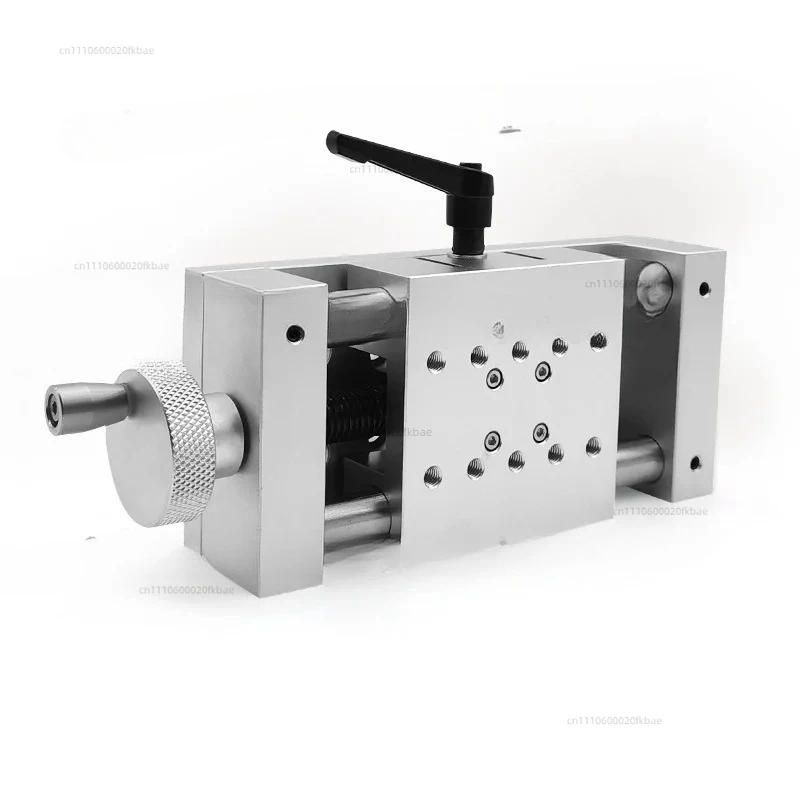 80 wide load-bearing sliding table Manual precision displacement table Mini displacement table X-axis  Manual sliding