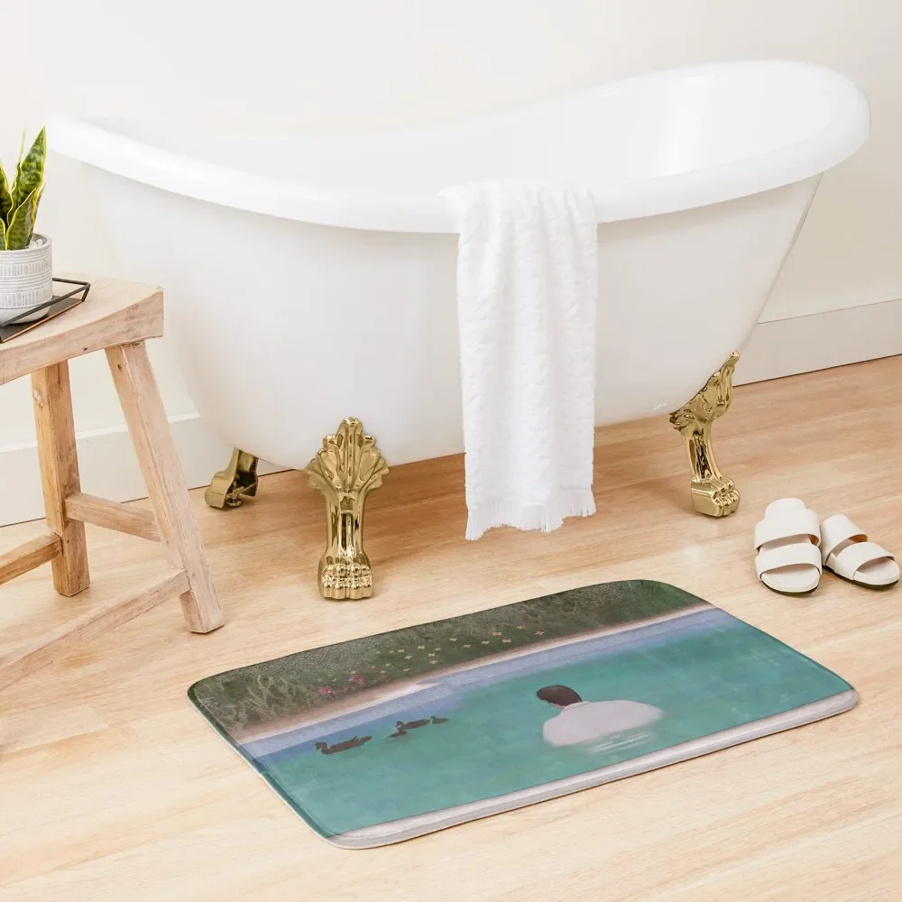 

Him, with those ducks.. Bath Mat For Toilet Carpet Bathrooms Mat