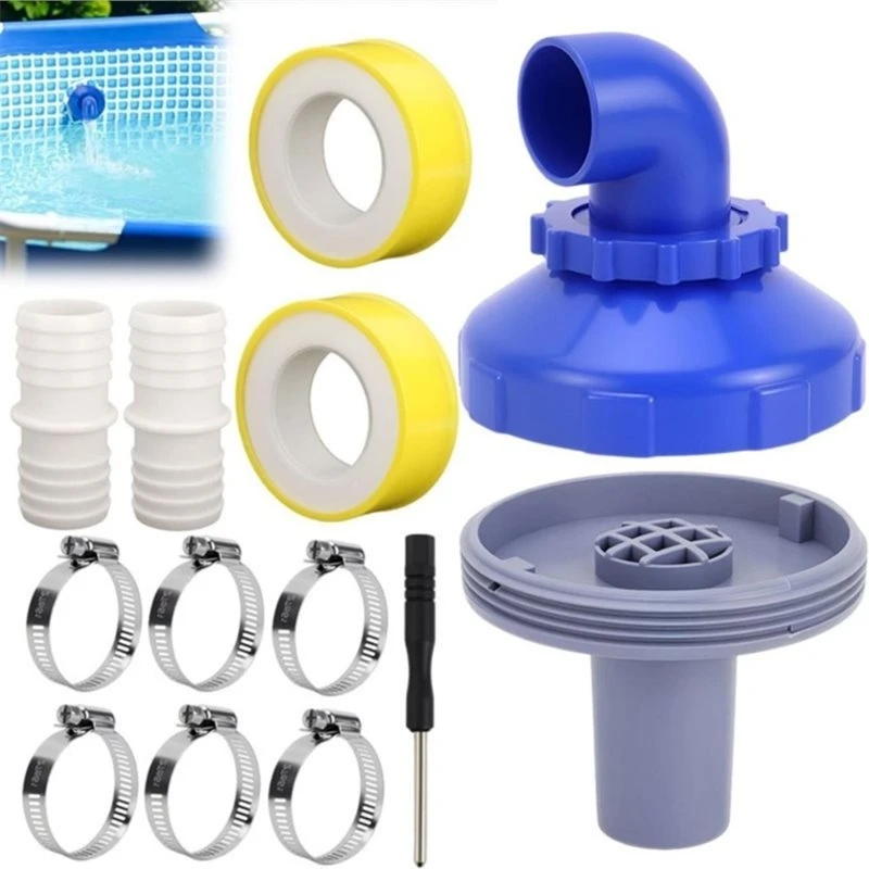 【Price Drop !!】1Set Swimming Pool Inlet Nozzle Pool Accessories Swimming Pool Inlet Nozzle Kit Pool Inlet Nozzle Kit Swimming