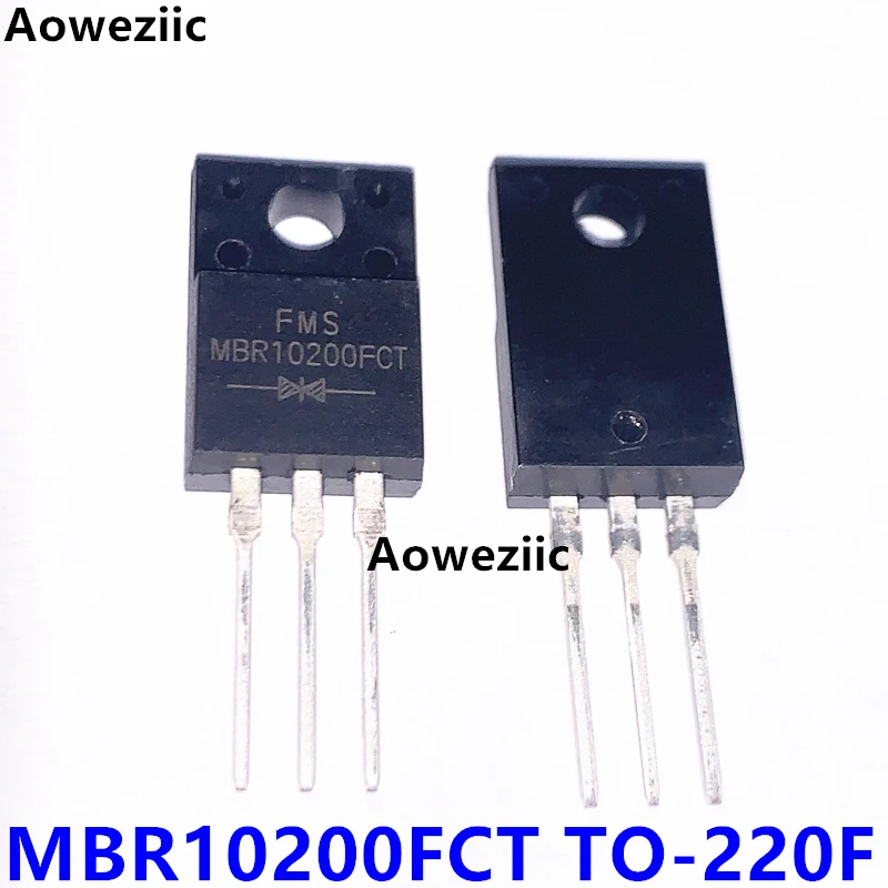 MBR10200FCT TO-220F voltage 200V current 10A Schottky diode brand new