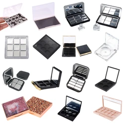 1PCS Empty Eyeshadow Dish Makeup Palette With Mirror For Concealer Lipstick Blush Loose Powder Storage Box Empty Eyeshadow Case