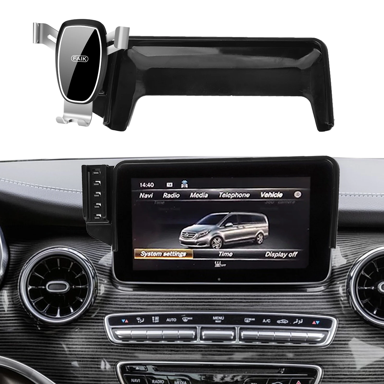 Car Phone Holder for Mercedes-Benz V-Class W447 2014~2020 GPS Bracket Navigation Stand Auto Accessories