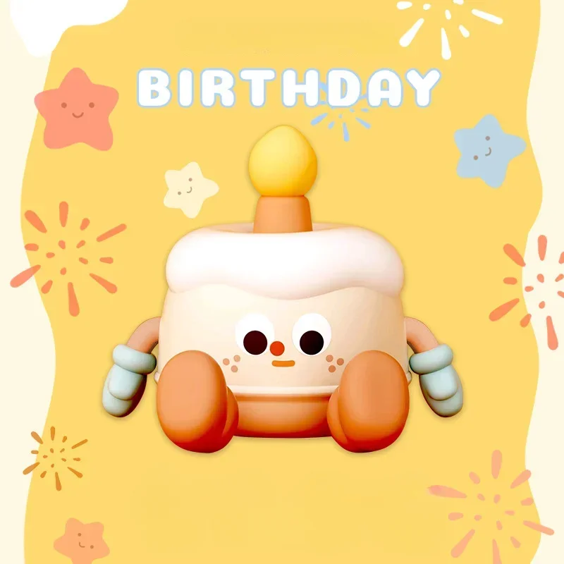 Personalized Design Birthday Cake Night Light Decorations Bed Graduation Creativity Cute Girlfriend Children's Gift