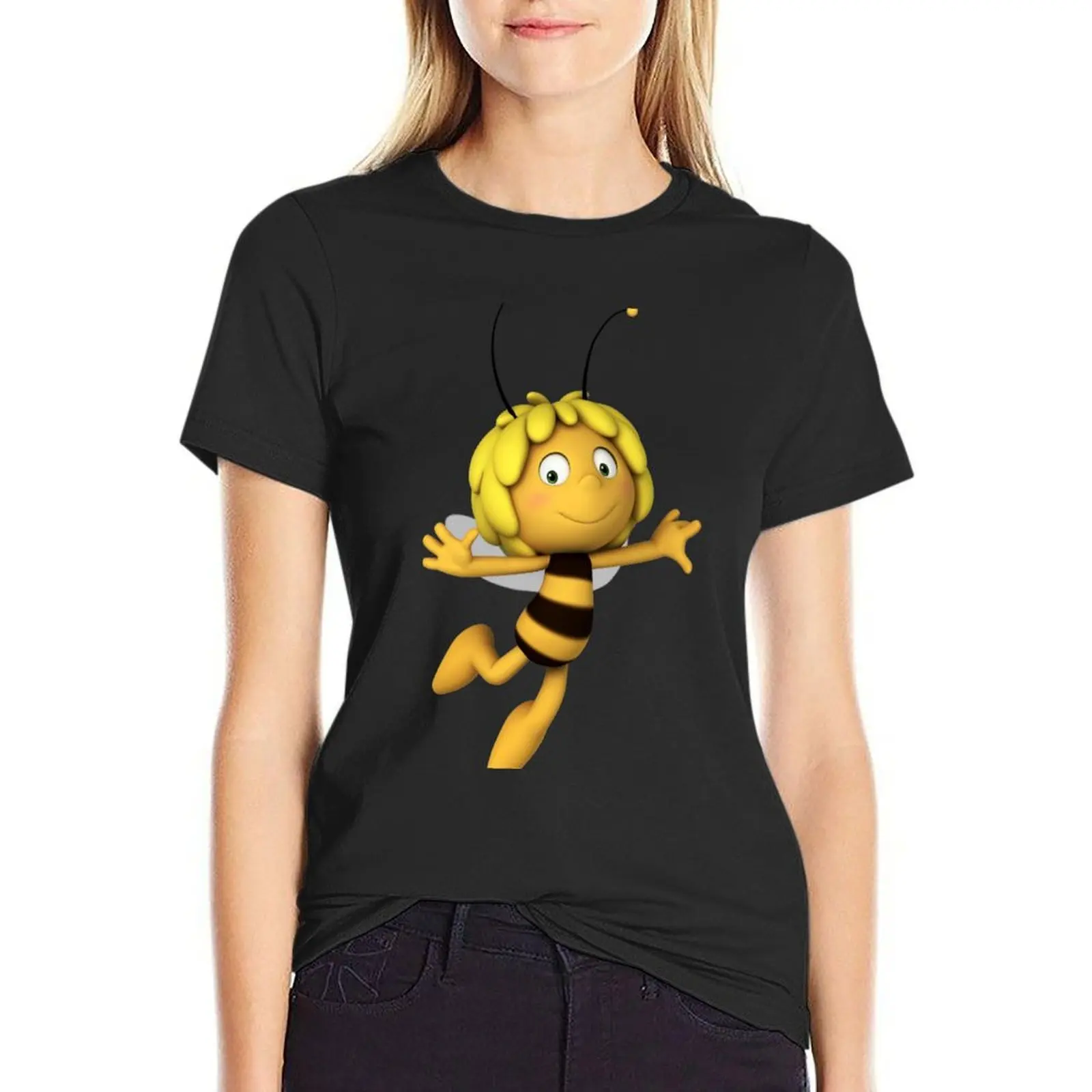 Maya the Bee T-Shirt female vintage clothes funny t-shirts for Women graphic tees