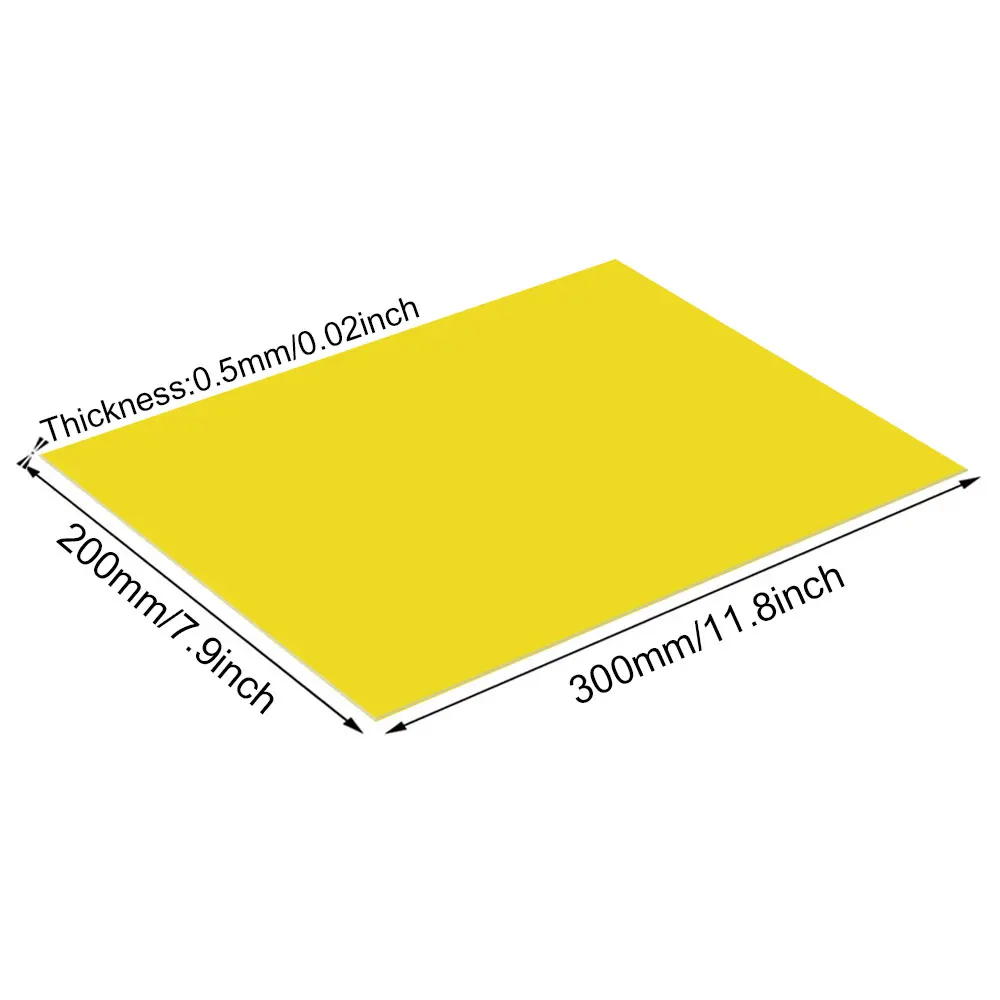 1/3/5Pcs 3240 yellow epoxy board 0.5*200*300mm fiberboard lithium battery insulation is available for 3.2V 280AH cell sets