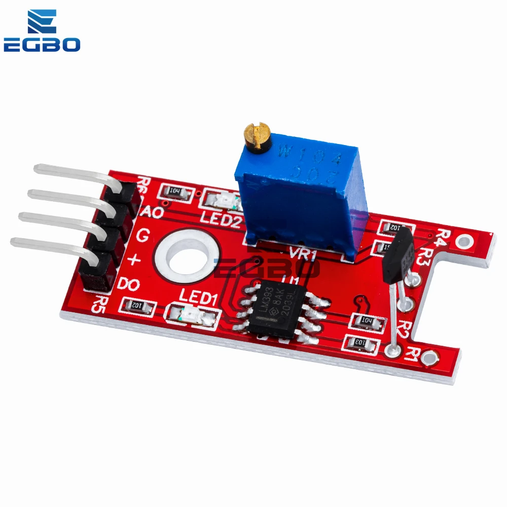 Smart Electronics 4pin KY-024 Linear Magnetic Hall Switches Speed Counting Sensor Module diy Starter Kit KY024  for arduino