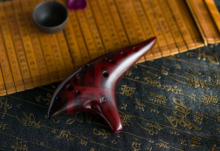 12-Loch Keramik-Ocarina in Alto-C-Stimmung für Anfänger Präzise Intonation Musikinstrument Ocarina – Detail 6