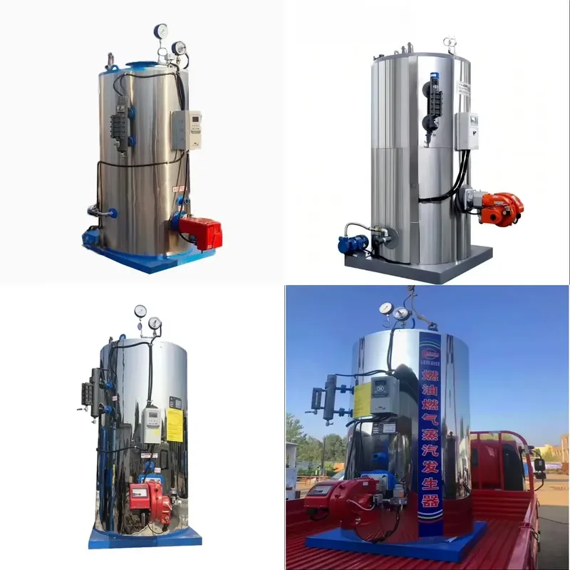 Automatic Gas or Diesel Micro Boiler 100-500kg Fire Tube for Steam or Hot Water Heating System Industrial New Condition