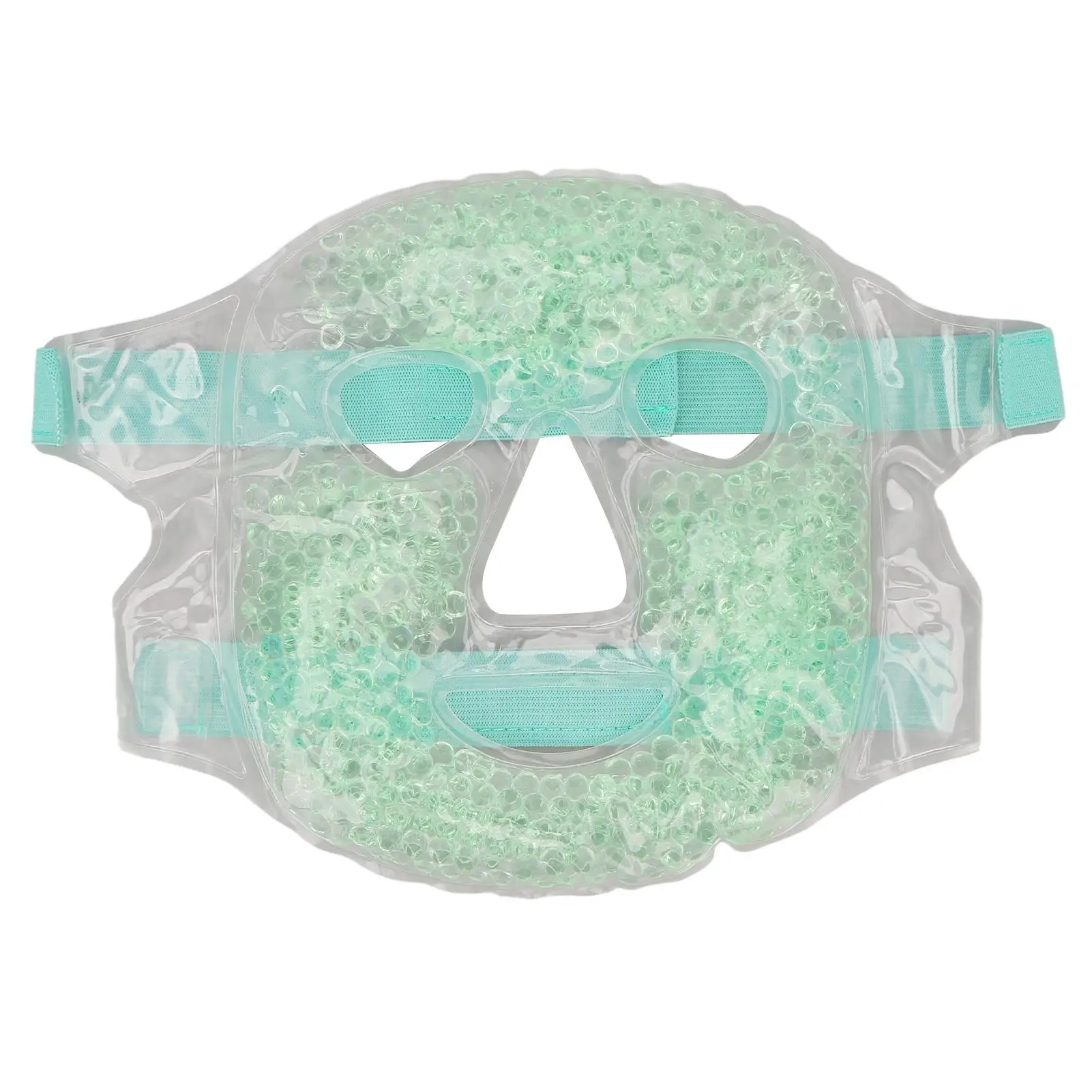 Jade Roller Cooling for face Mask - Hot Cold Reusable Gel Beads for Eye, Neck & Shoulder Relaxation