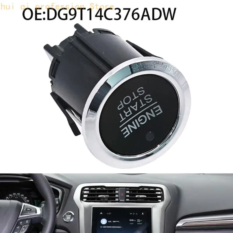Armaturenbrett-Druckstarterknopf-Baugruppe DG9T14C376ADW für F150 F250 F350 Fahrzeug-Startreparatur, Automotor-Start-Stopp-Knopf – Detail 7