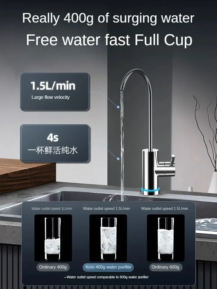 Water Purifier RO Reverse Osmosis Household Direct Drinking Machine Pipeline Machine Kitchen Tap Water Filter 얼음정수기