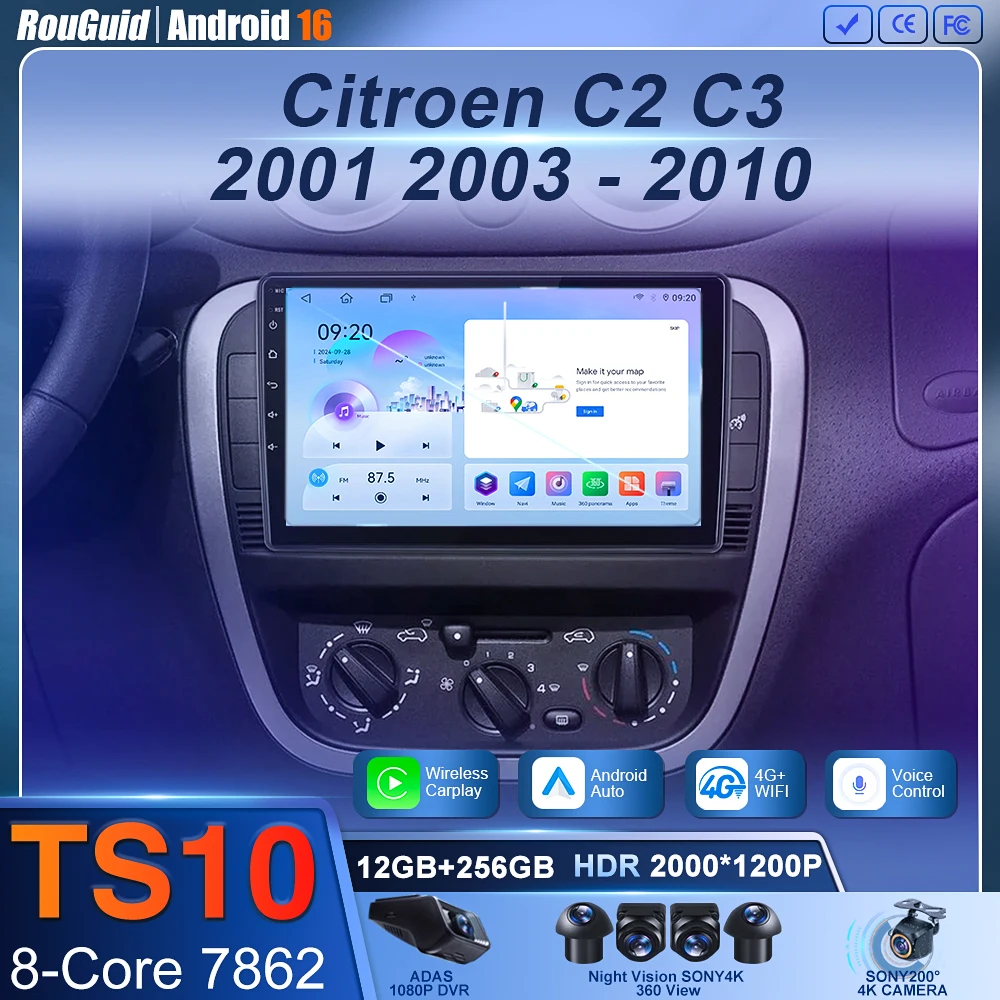 Android 16 Car Radi…