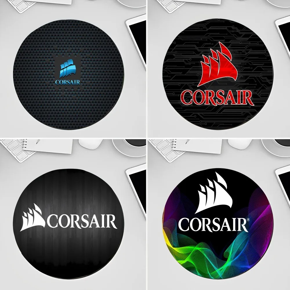 

C-Corsair Logo Mousepad Rubber Small Speed Version Game Computer Keyboard Office Table Mat PC Laptop Mouse mat Writing Desk Mats