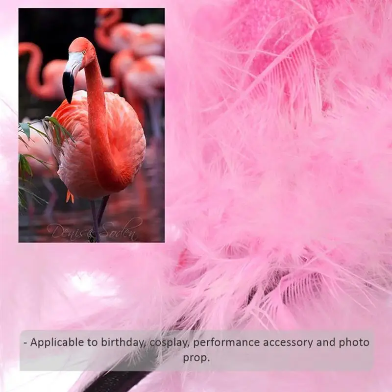 Włosy Flamingo akcesoria do włosów opaska strona dekoracji (różowy) urodziny dzieci nakrycia głowy Halloween prezenty świąteczne