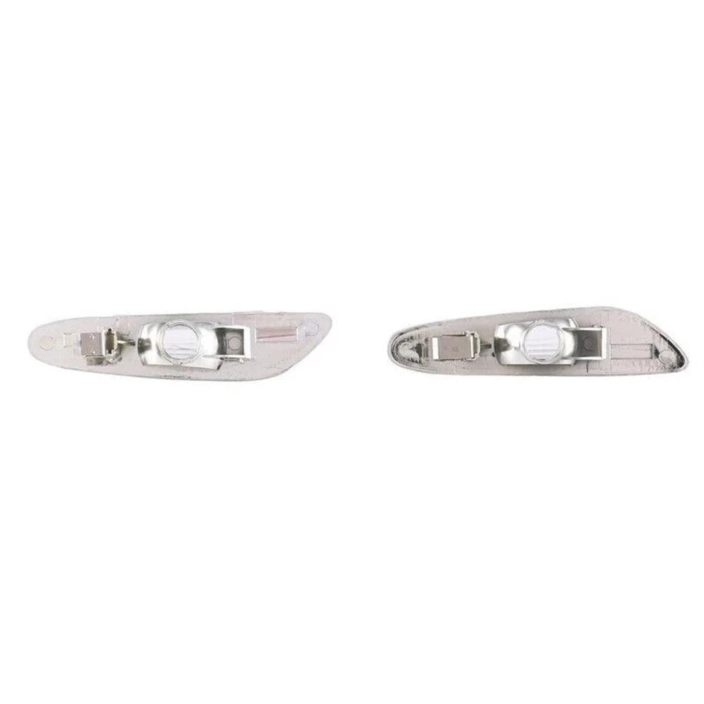 

2x прозрачные линзы, боковой индикатор, повторитель света для BMW 5-й серии E60 E61 2004-2009, пластиковые автомобильные аксессуары