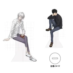 Game Acrylic Stand Doll Anime Makishima Shougo Kougami Shinya Figure Model Plate Cosplay Toy for Gift