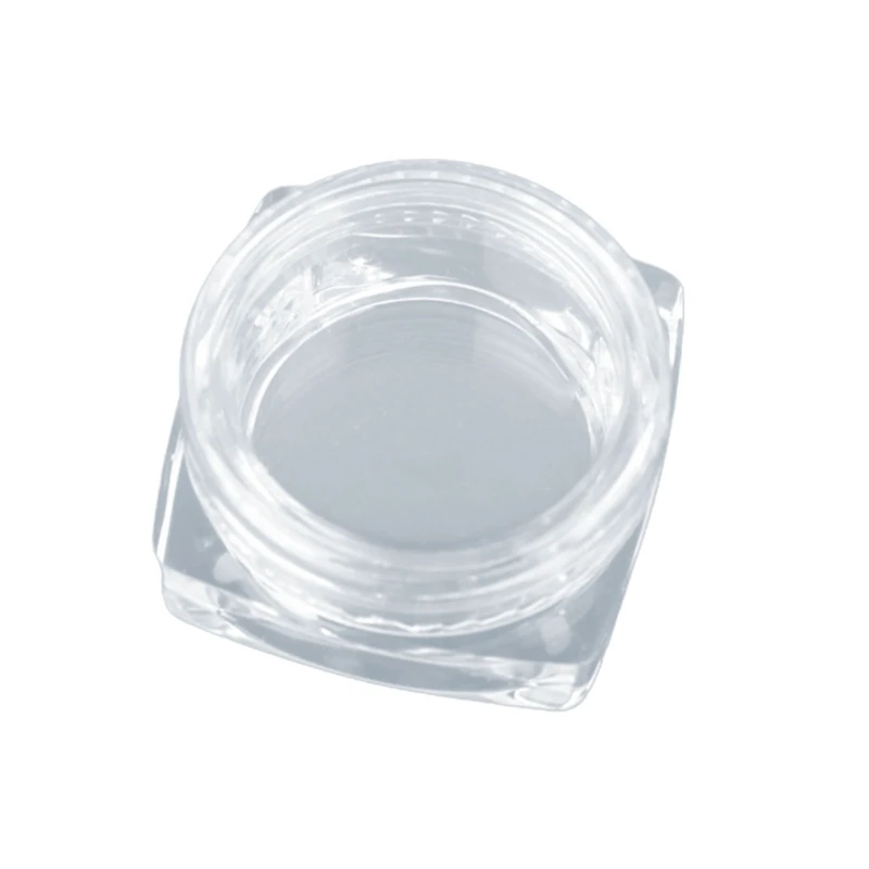 1/10pcs Square Clear Container Jar 3g Plastic Empty Storage Box Eyeshadow Case Cream Glitter Beads Boxes A0KC