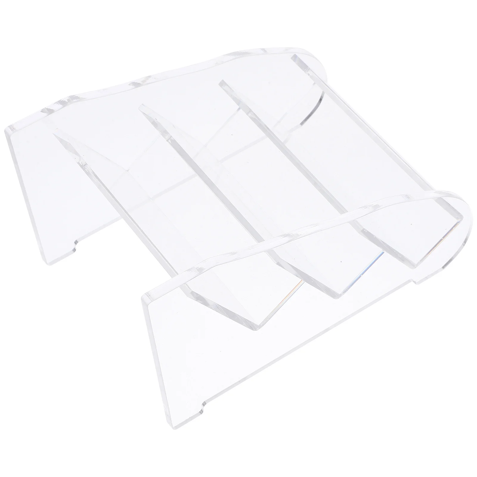 

Acrylic Business Card Holder 3-Tier Clear Desk Display Stand for Office Bank Hotel Real Business Card Holder Desk