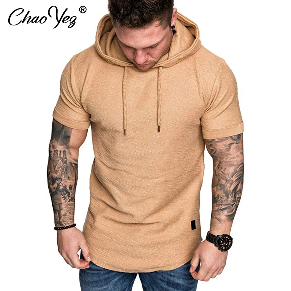 Sport Shirt For Men Training T Shirt Hood Men Gym Running Tee Shirt Homme Sportshirt Brand Fitness Short Sleeve Yoga Top Male