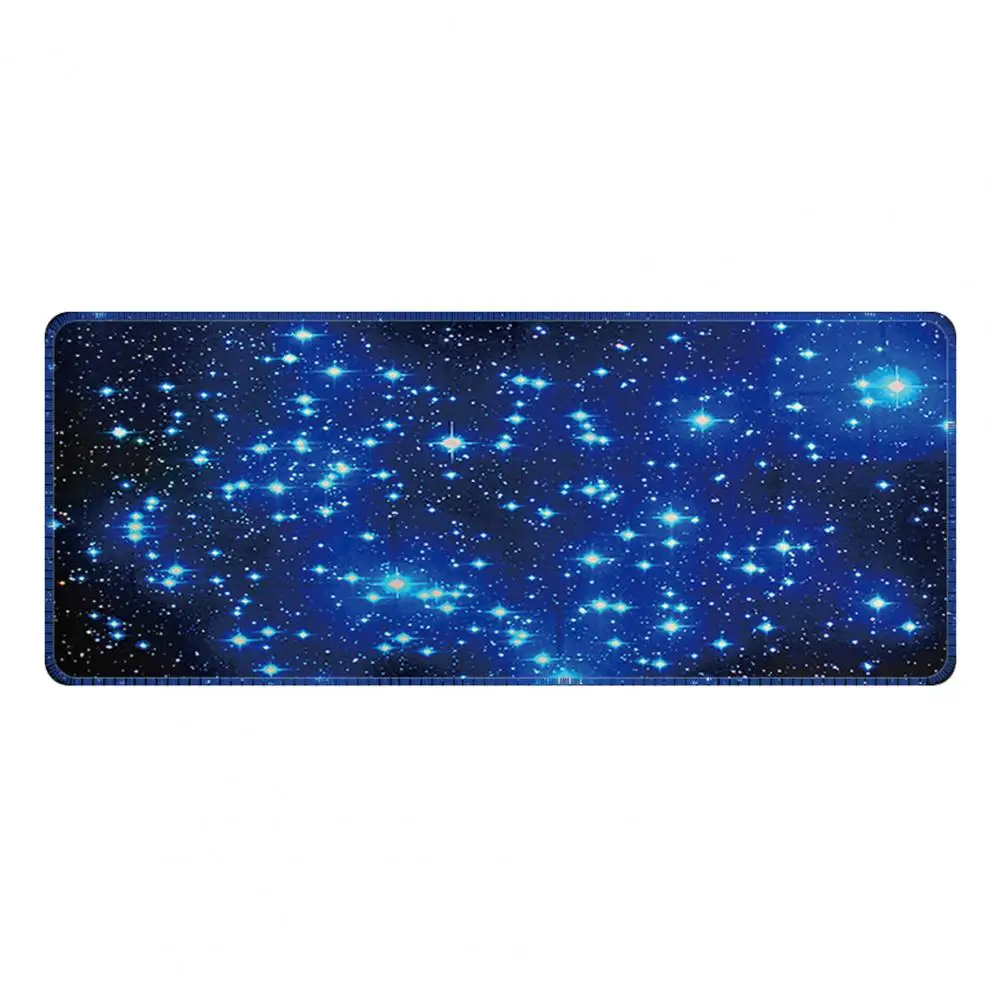 Tapis de souris imprimé ciel étoilé pour bureau de jeu, tapis de souris confortable, bonne élasticité, haute élasticité, SAP, fatigue à la main