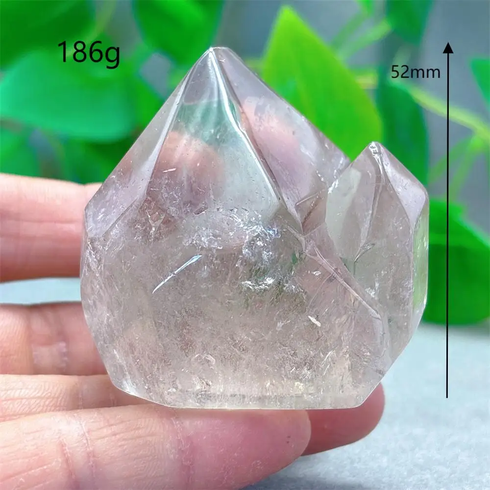 Double Clear Quartz Tower Raw Crystal Natural Stone Quartz Minerals Home Decoritems Reiki Gifts Energy Healing Luck Love