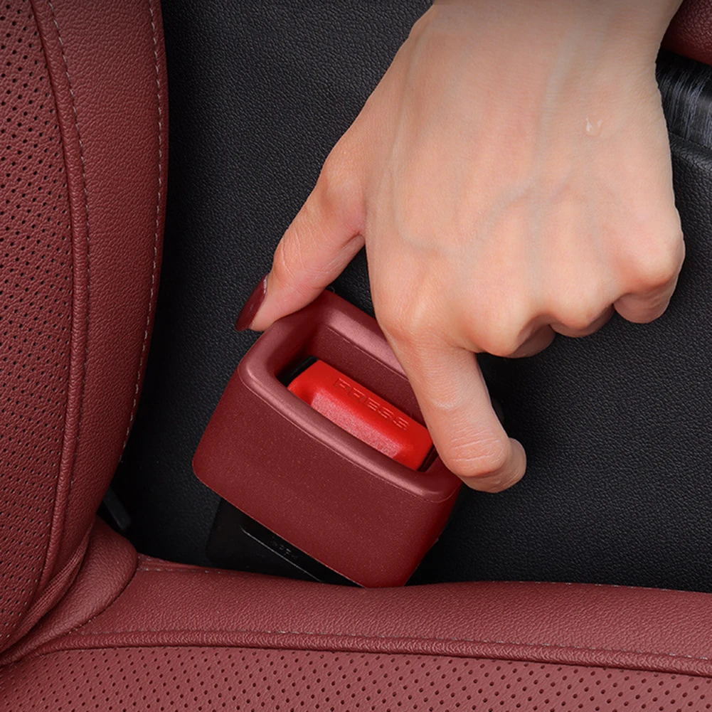 Car Seat Belt Socket Protector Protection Seat Belt Fixed Buckle Upright Device Card Slot Bracket Auto Interior Parts - view 5