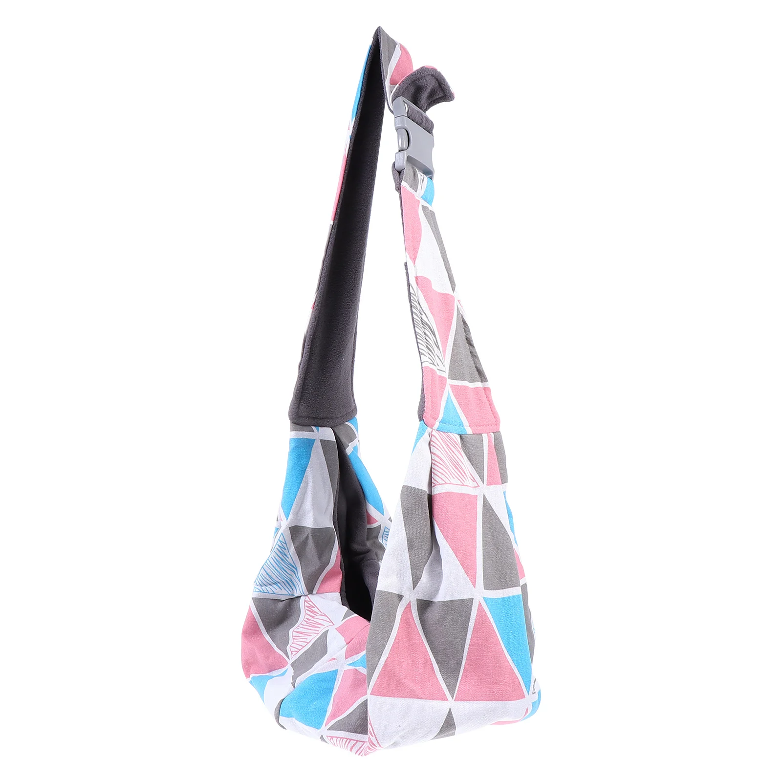 

1pc Colorful Triangle Strap Reptile Carrier Adjustable Sling Bag for Small Pets Polyester Beard Dragon Travel Bag Small Size