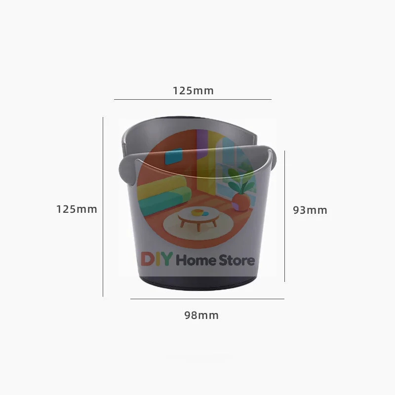 1/3Pcs Coffee Knock Box Espresso Grounds Container Anti Slip Espresso Dump Bin Grind Barista Goods Cafe Bar Accessories
