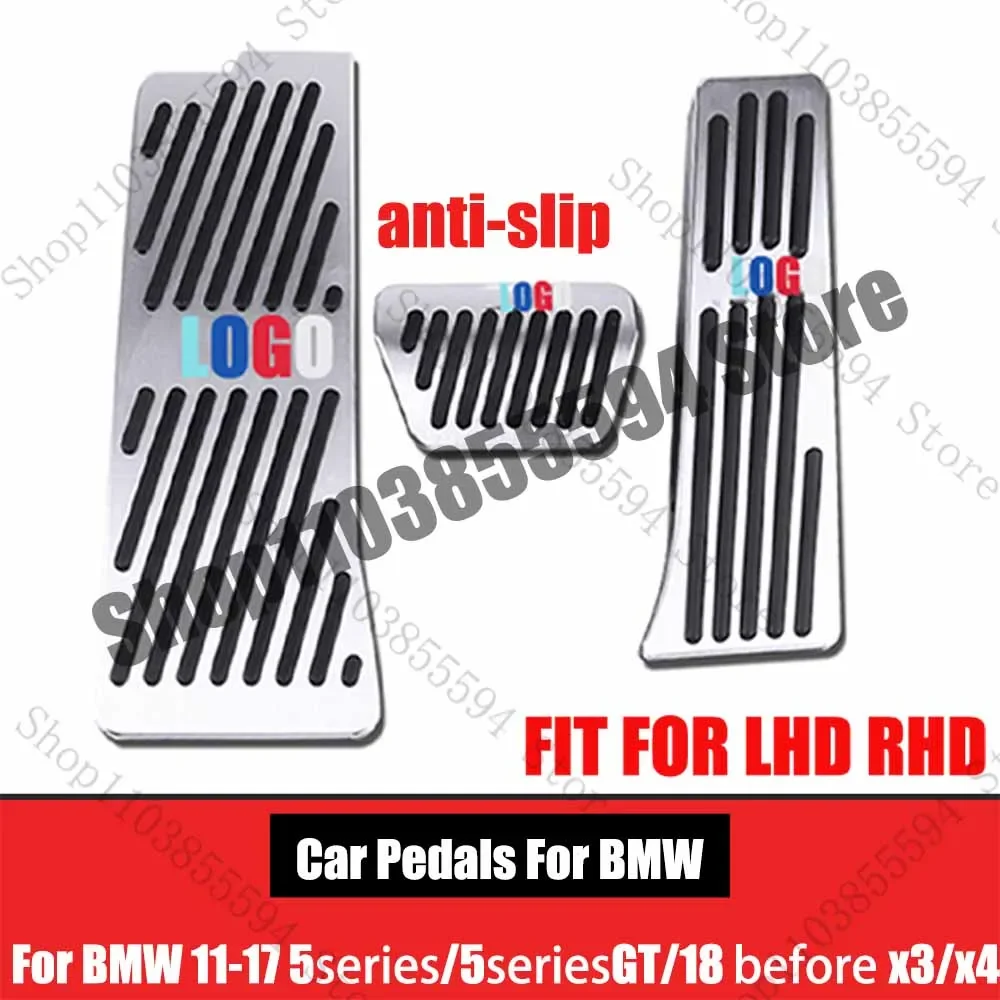 

Auto Parts For BMW 2011-2017 5series or 5seriesGT or 2018 before x3 x4 Car Accelerator Brake Pedals Anti Slip Rest Covers