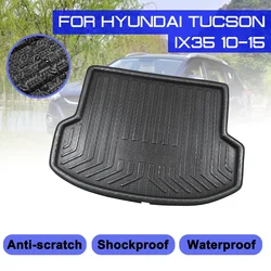 Car Floor Mat Carpet Rear Trunk Anti-mud Cover For Hyundai Tucson IX35 2010 2011 2012 2013 2014 2015