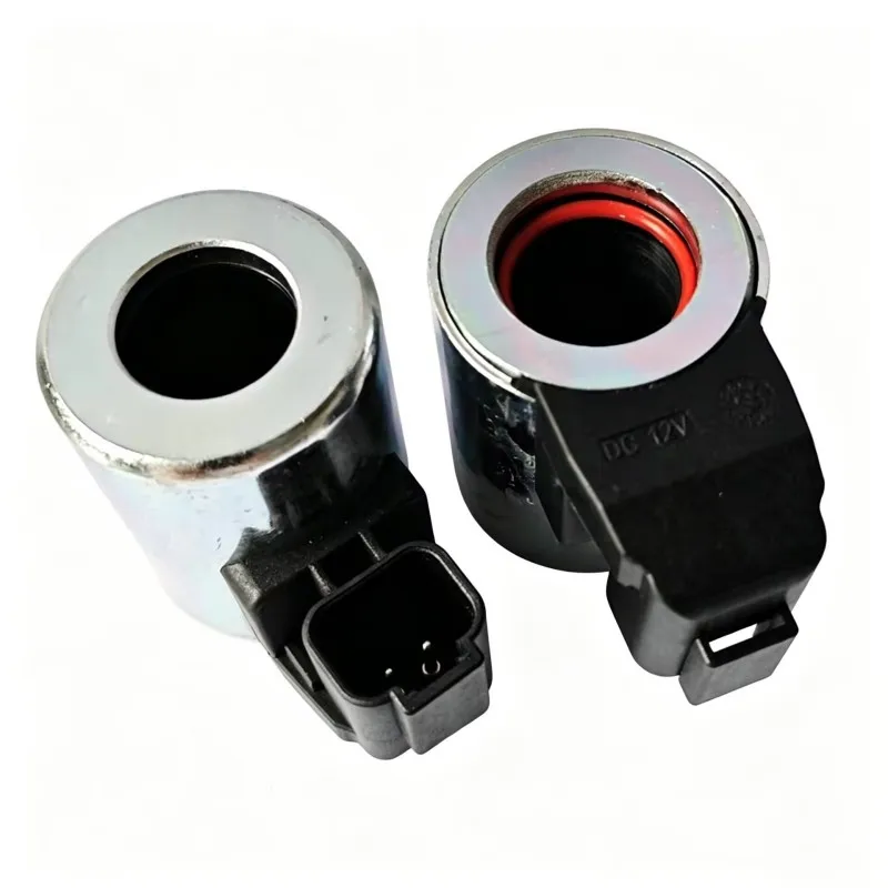 Sany XCMG 215/245 Pilot Safety Lock Solenoid Valve Coil Inner Diameter 19mm Height 50mm Excavator Parts