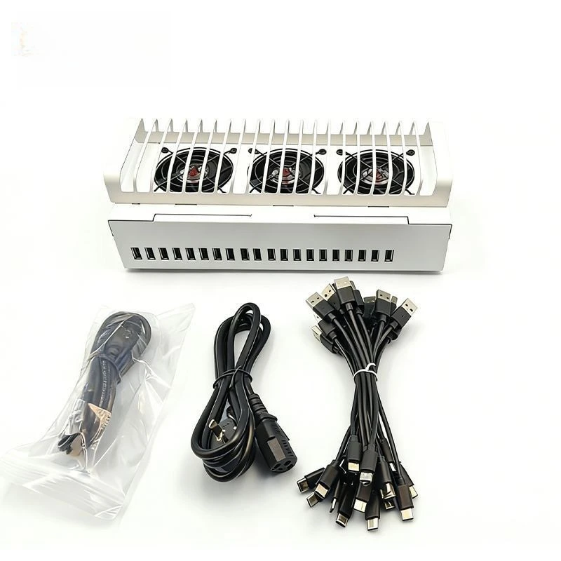 Hub multi-port matrix USB expansion mobile phone fast charging screen expander synchronous transmission