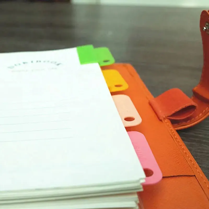 Dokibook Notebook Memo Clip Creative Stationery Easy Clips Colored Label Paper Clip Folder Labels Casual Clips Handmade DIY