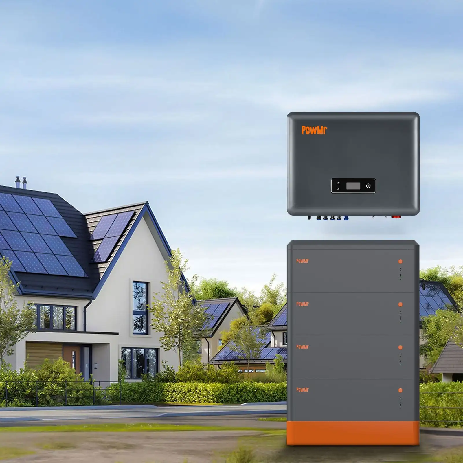 SOLXPOW X3 Series On-Grid/Off-Grid 12KW 20KW Built 2 MPPTs Three-Phase Out-Put Solar Hybrid Inverter Fit For Lithium Batteries