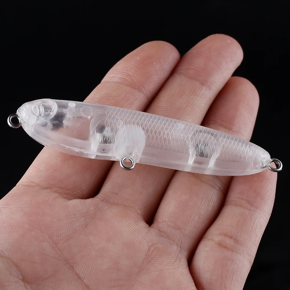 Señuelos Flotantes tipo lápiz minnows con sonajero Dr.Holife – sin pintar - imagen 4