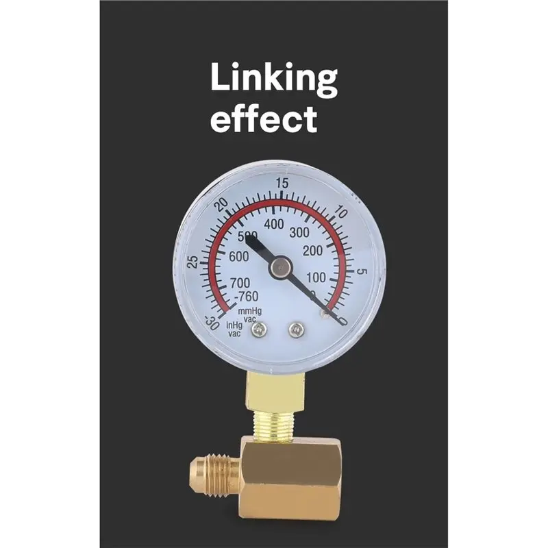 TFTP-External Adapter Vacuum Pump Instrument Negative Pressure Gauge Refrigerator Vacuum Pump Head