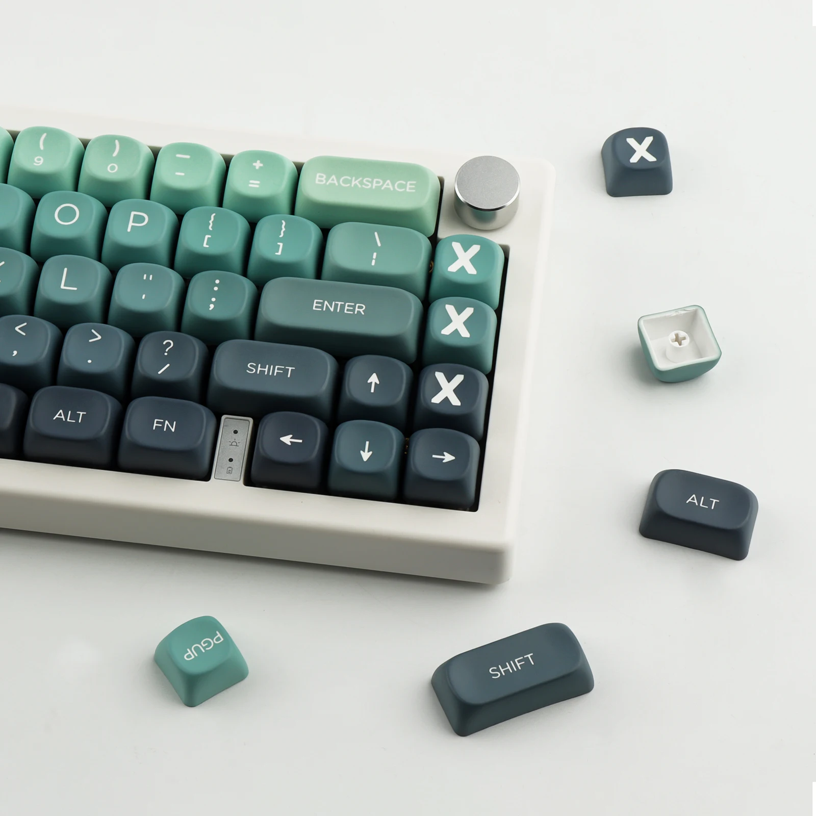 140 Keys Botanical Garden Gradient Color Keycaps Dye Sublimation MOA Profile PBT Keycaps For MX Switches Mechanical Keyboard