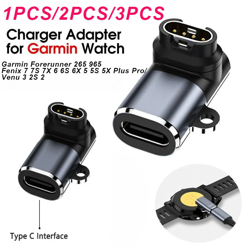 USB‑C Replacement Charging Cable For Garmin Fenix 8 7 7S 7X 6S 6 Forerunner 955 965 Smart Watch Charger Cord Accessories
