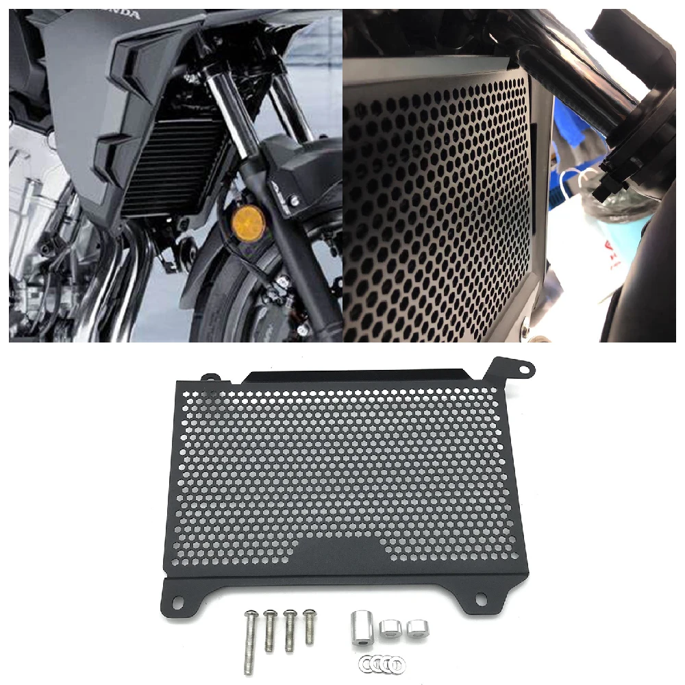 

Fits for Honda CB500X CB400X CB 500X 400X ABS 2019-2025 Motorcycle Engine Radiator Guard Grille Cover Front Cooler Protector