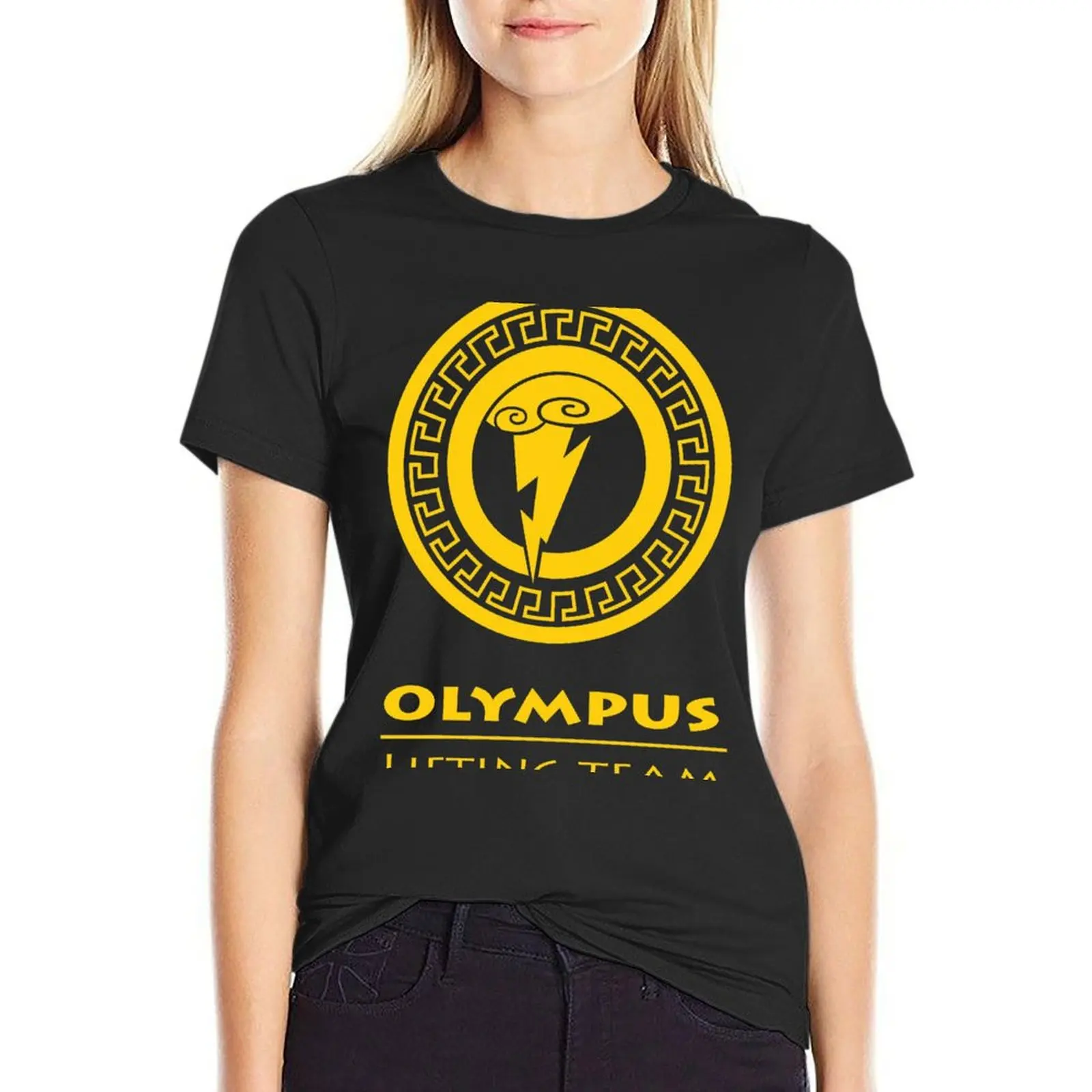 

Hercules Olympus Lifting Team T-Shirt funny anime clothes tees plus size tops spring clothes Women 2024