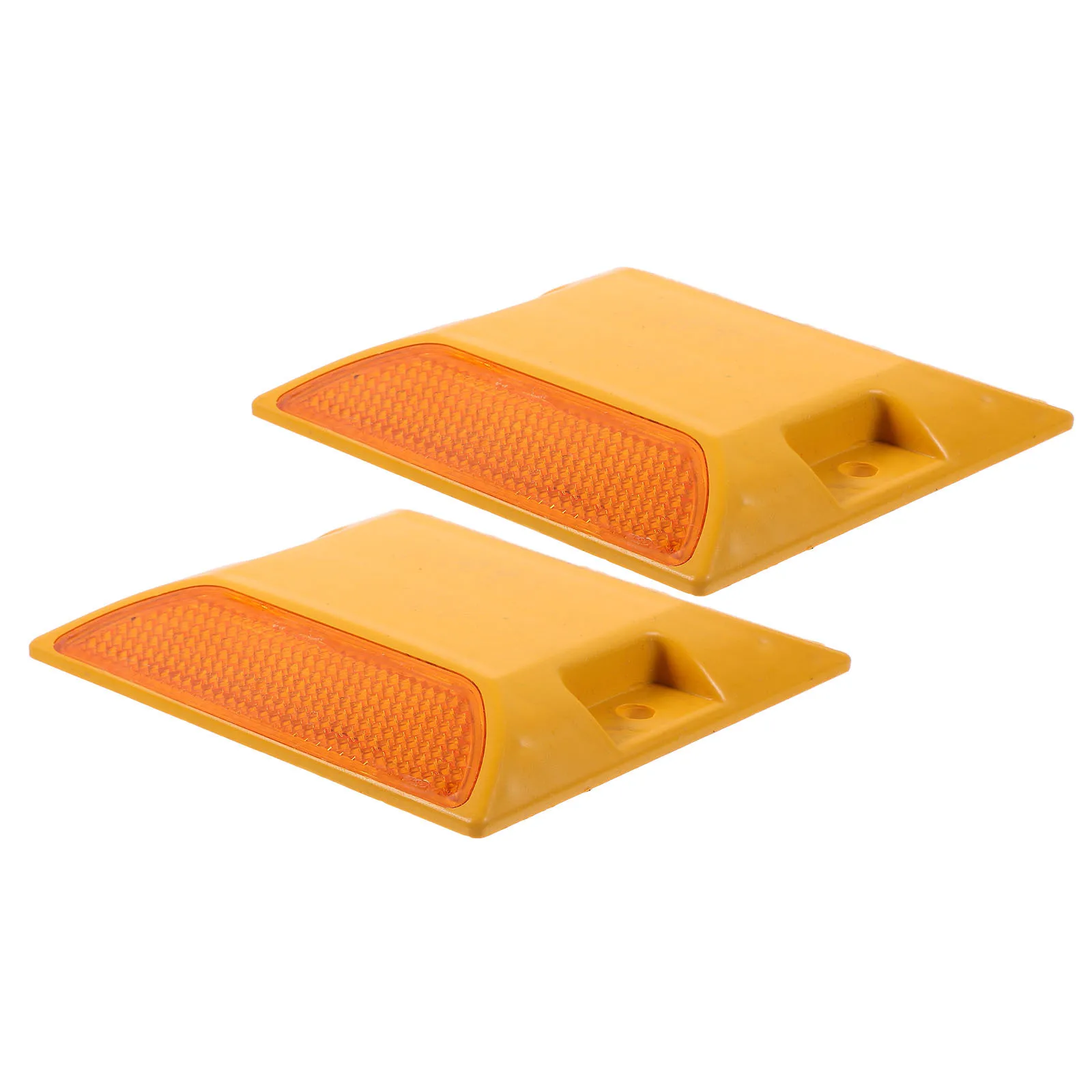 2Pcs Reflective Driveway Markers Sturdy Road Studs for Path Walkway Parking Lot Night Visibility Driveway Markers