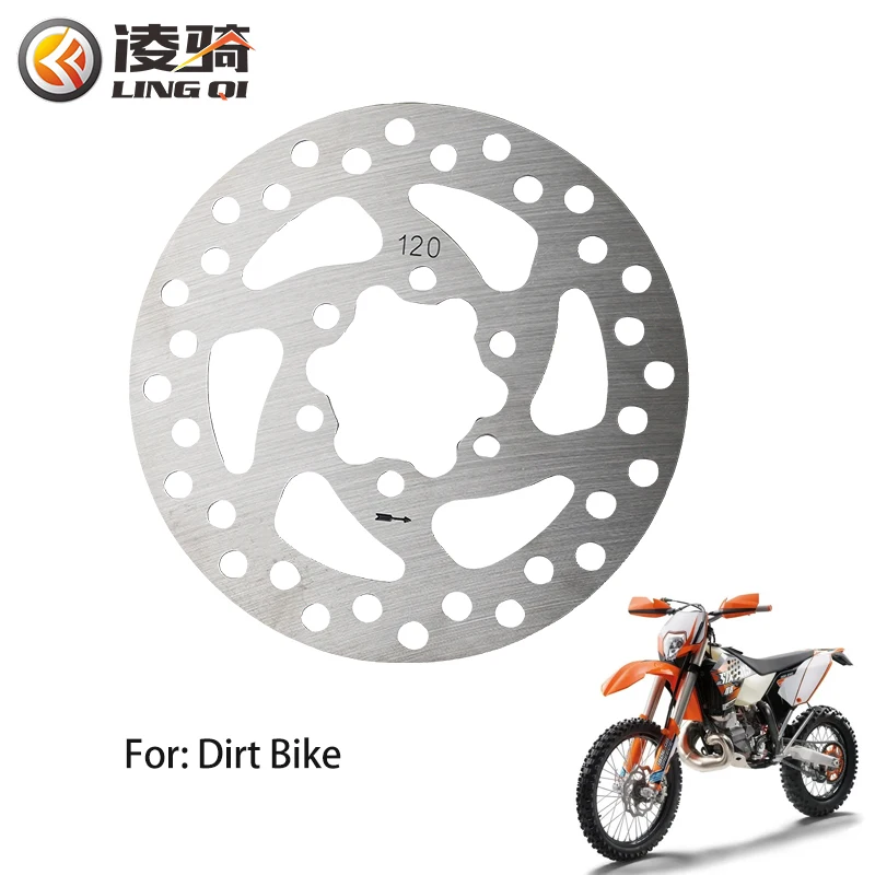 LINGQI Electric Scooter Wheel Brake Disc Rotor Pad 6 Holes for Pocket Bike Bicycle ATV Go Kart Replacement Brake System Parts