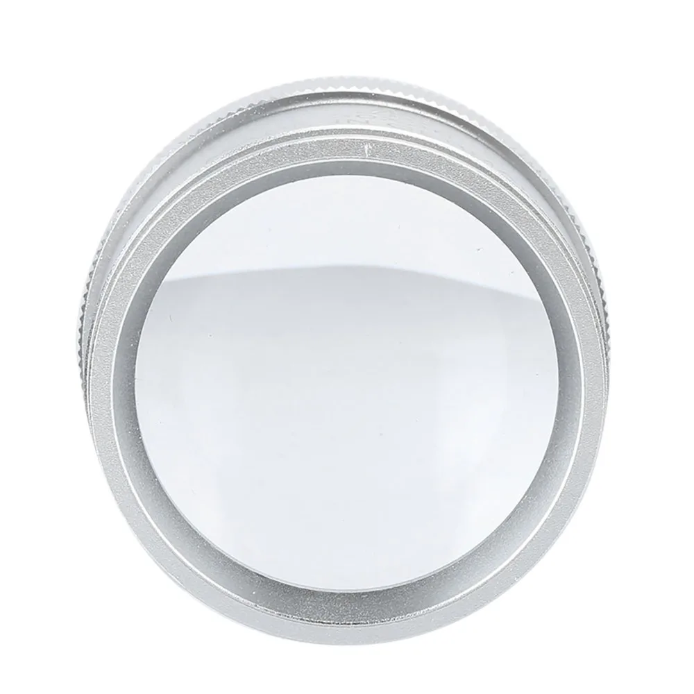 

Handheld Silver Finish 30X Magnifying Glass Alloy Optics 30X Magnification Jewelry Magnifier Jewelers Loupe Stamps Inspection