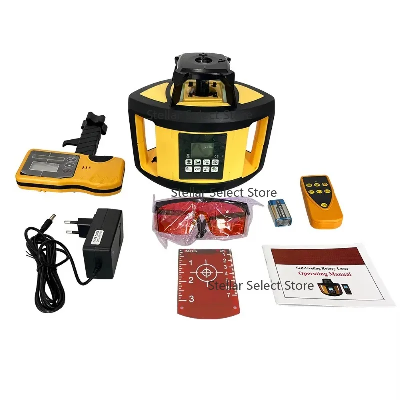 360° Rotary Laser Level Kit Self-Leveling 500M Vertical Horizontal Cross Line Measurement Instruments Construction Tools