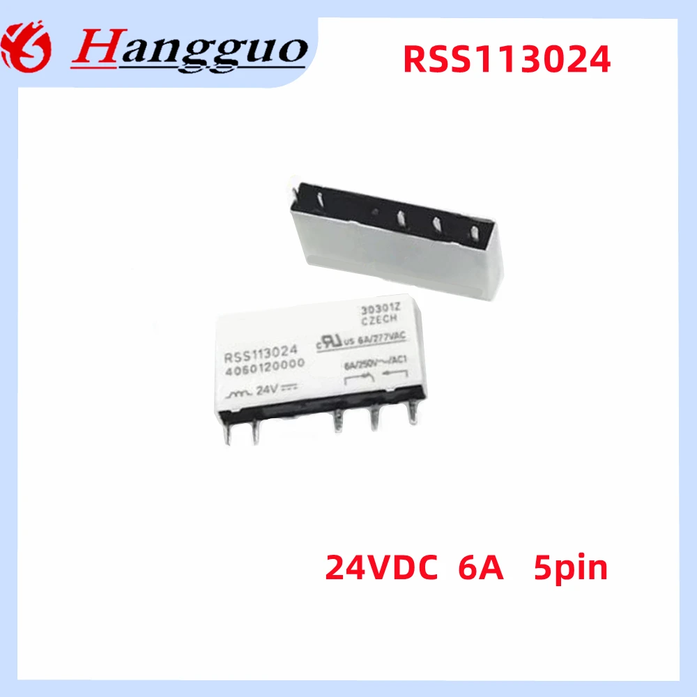 1-5pcs/Lot Original RSS113024 24VDC 5-pin 6A ultra-thin Relay