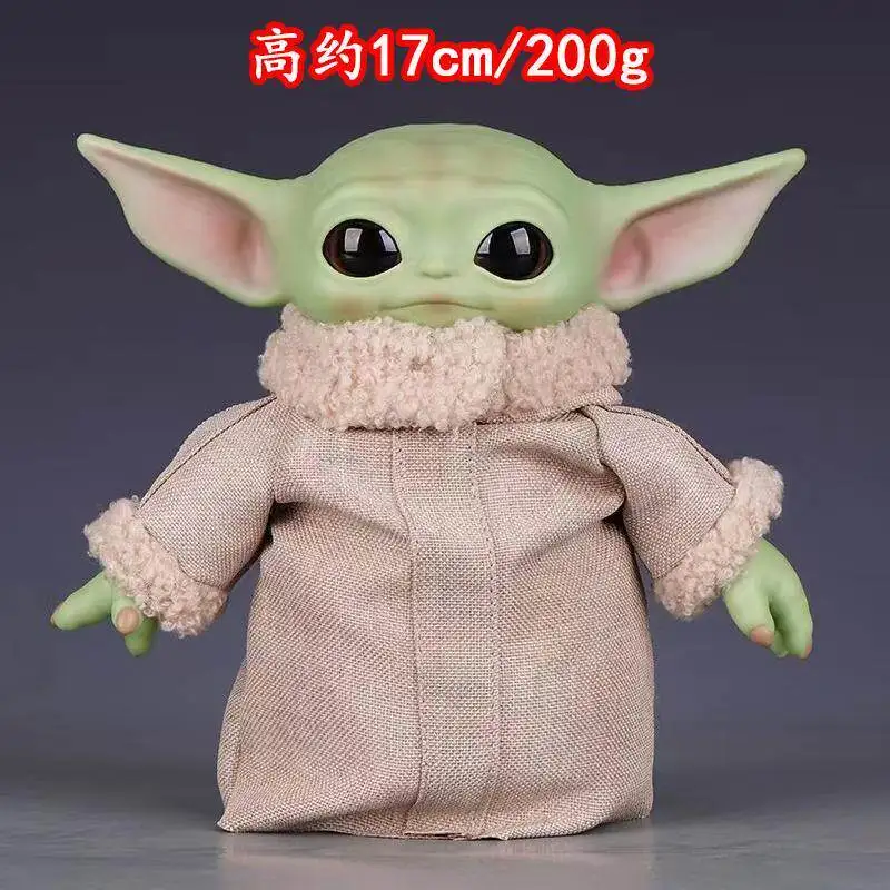 Star Wars Baby Yoda The Mandalorian Plush Stuffed Doll Soft Collectible Action Figure Toy Home Decoration Gift For Fans